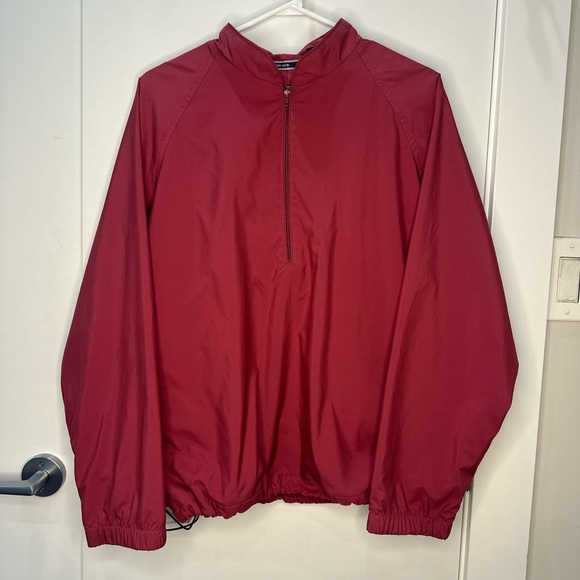 Red Quarter-Zip Pullover - Picture 5 of 6